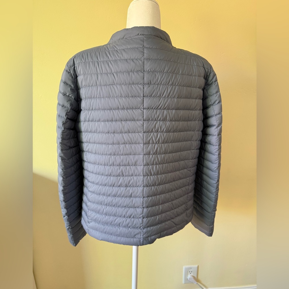 Herno Blue/light Gray Down Reversible Jacket Size… - image 3
